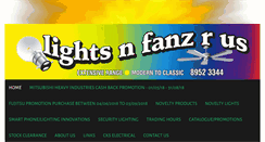 Desktop Screenshot of lightsrus.com.au